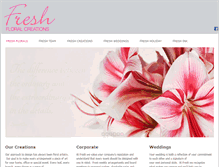Tablet Screenshot of freshflorals.com